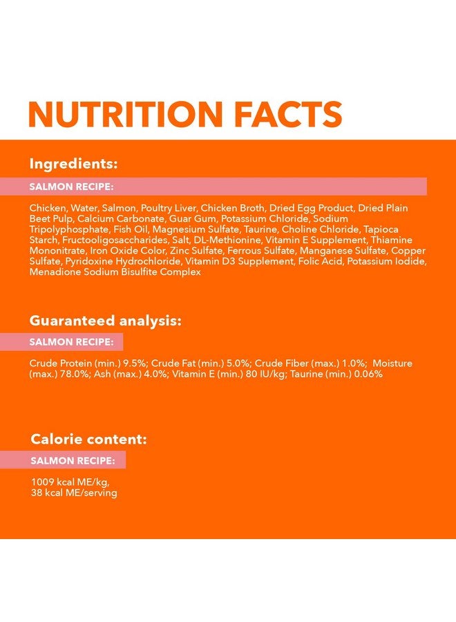 إيامز طعام القطط الرطب الخالي من الحبوب Perfect Portions Indoor Adult من IAMS، وصفة السلمون، 2.6 أونصة، صينية سهلة التقشير، عبوة مزدوجة (24 قطعة، 48 وجبة) - Image 4