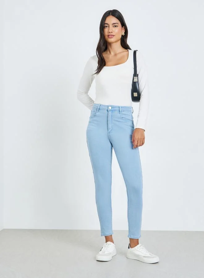 Styli Women High Rise Slim Fit Jeans