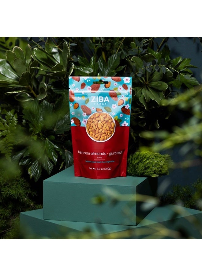 Ziba Foods Heirloom Gurbandi Raw Almonds | Non-GMO, Vegan, Whole 30 Friendly, Keto & Paleo | Heirloom Superfood Naturally High In Vegan Protein & Omega 3s, 5.3 lbs - Image 2