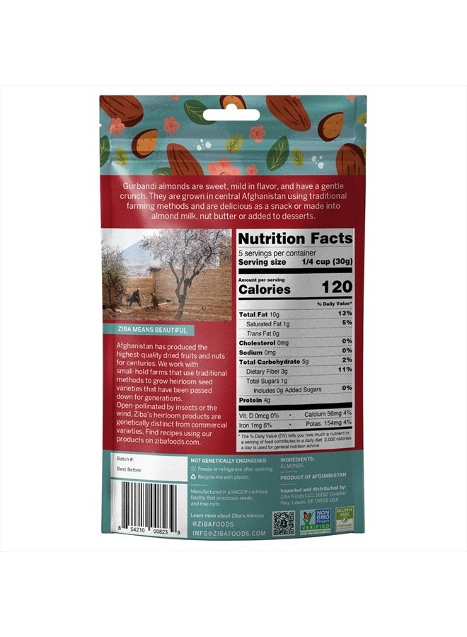 Ziba Foods Heirloom Gurbandi Raw Almonds | Non-GMO, Vegan, Whole 30 Friendly, Keto & Paleo | Heirloom Superfood Naturally High In Vegan Protein & Omega 3s, 5.3 lbs - Image 4