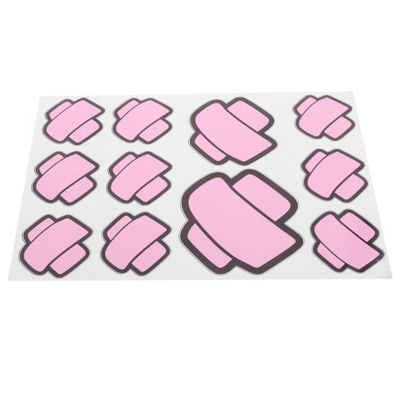 11pcs Shaped Car Bumper Sticker Large Car Decal Funny Automotive Window Cling For Car Truck Vehicle Window - Image 4