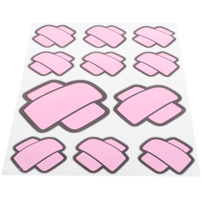 11pcs Shaped Car Bumper Sticker Large Car Decal Funny Automotive Window Cling For Car Truck Vehicle Window - Image 5