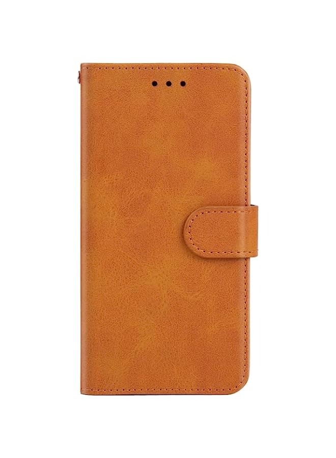 HuHa HuHa Case Cover Compatible Leather Phone Case For Infinix Itel Vision 1 Brown - Image 2