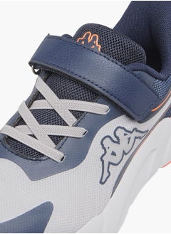 Kappa Boys' Logo Print Sports Shoes With Hook And Loop Closure  - Image 4