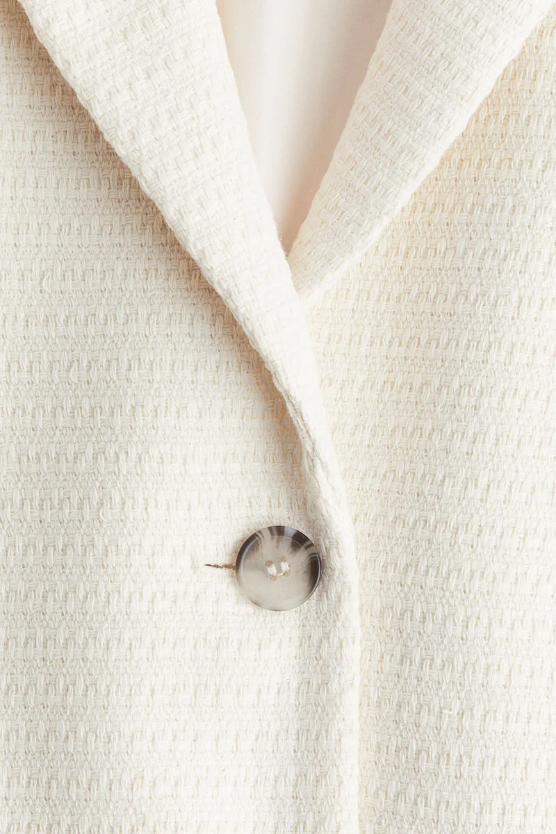 H&M Textured-weave blazer