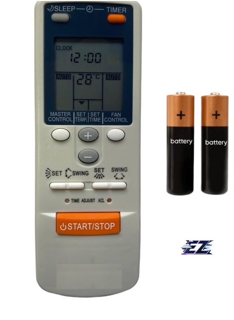 AC Remote No. 47 (No Backlight), Compatible/Replacement for O General AC Remote Control – Exact Match for O General Air Conditioners – Reliable, Simple, and Fully Functional