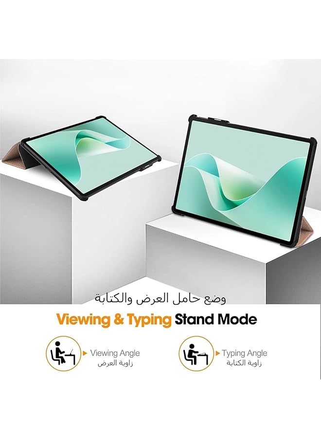 erorex Case For Huawei Matepad 11.5S 11.5Inch 2024 Slim Shockproof Stand Folio Cover Protective Hard Shell Cover For Huawei Matepad 11.5S 11.5Inch 2024 Tablet Rose Gold - Image 5