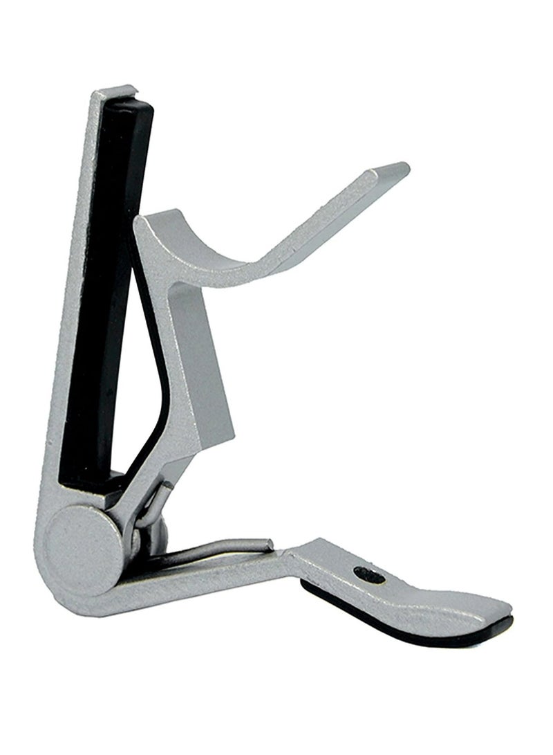 مايك ميوزيك كابو غيتار كابو، كابو 6 أوتار للغيتار الصوتي والكهربائي، القيثارة، القيثارة، القيثارة الفضية - Image 5