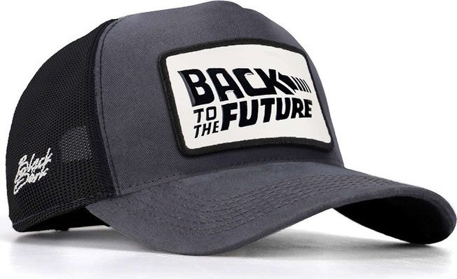 Black Börk V2 Trucker Back To The Future - 1bs Code Logo Unisex Anthracite-Black Hat  - Image 1
