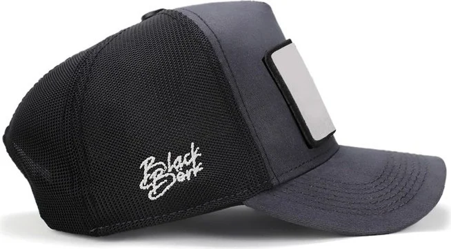 Black Börk V2 Trucker Back To The Future - 1bs Code Logo Unisex Anthracite-Black Hat