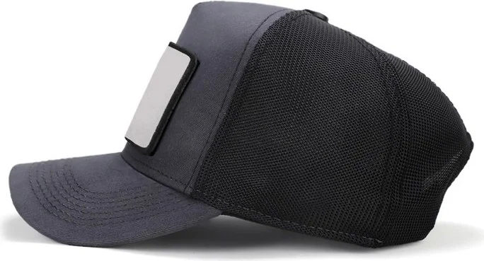 Black Börk V2 Trucker Back To The Future - 1bs Code Logo Unisex Anthracite-Black Hat