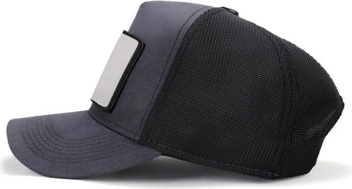 Black Börk V2 Trucker Back To The Future - 1bs Code Logo Unisex Anthracite-Black Hat  - Image 5