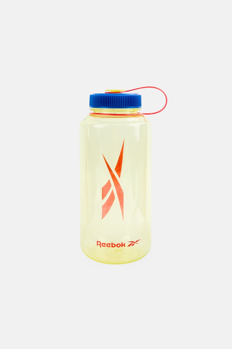 Reebok Plastic Brand Logo Cap Bottle 950 ml, Yellow - Image 1