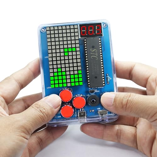 Gikfun DIY Retro Classic Electronic Soldering Kits 4 Retro Classic Games Soldering Project Game Kits for Group MiddleHigh School Project Training EK1999 - Image 1
