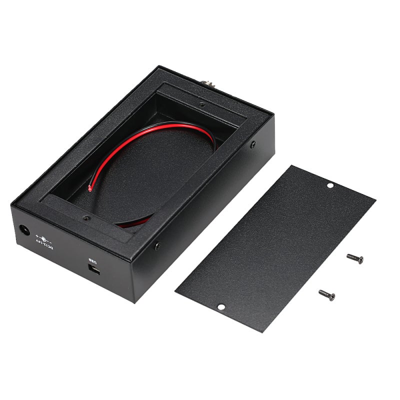 Antenna Analyzer: 1-60MHz Frequency Range, User Configurable Step Sizes, Easy 5-Button Operation - External 2.1mm Power Jack, Black Metal Case, SWR Tester for Ham Radio Enthusiasts & Antenna Technicia - Image 2