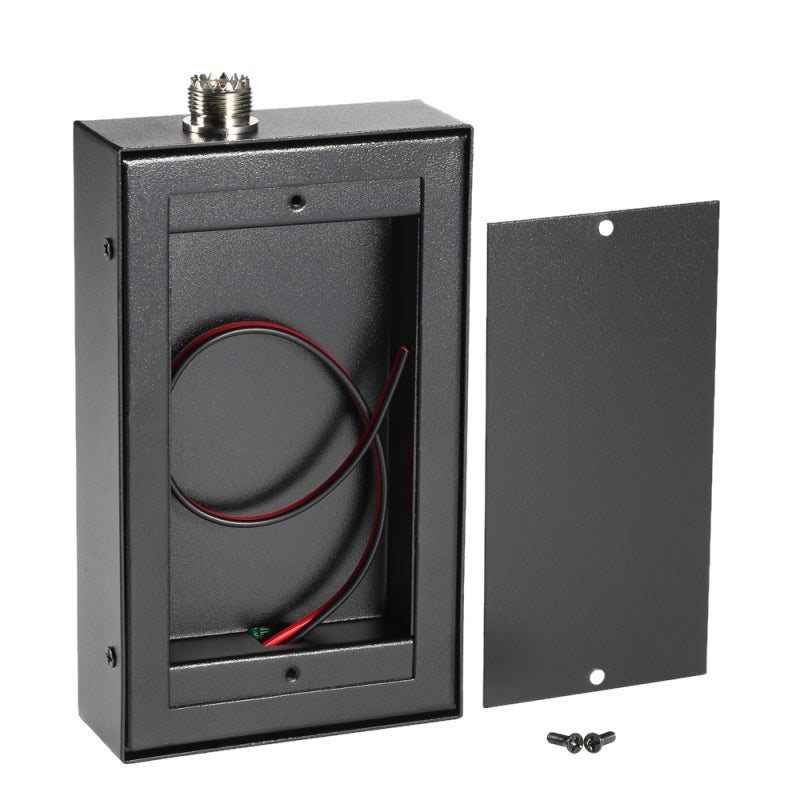 Antenna Analyzer: 1-60MHz Frequency Range, User Configurable Step Sizes, Easy 5-Button Operation - External 2.1mm Power Jack, Black Metal Case, SWR Tester for Ham Radio Enthusiasts & Antenna Technicia - Image 3