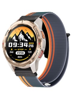 Mibro GS Active Smartwatch, 1.3 Inch AMOLED Display, GPS Global Positioning System, 10 Axis Motion Senor, Seek Beats Seek Beats Exercise Algorithm, 24-Hour Health Management, Dual Strap, Gold  - Image 2