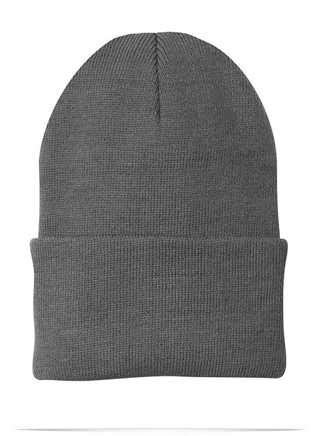 Malvina قبعة وقفازات شتوية صوفية للأولاد والبنات من مالفينا (5-10 سنوات) (رمادي) - Image 2