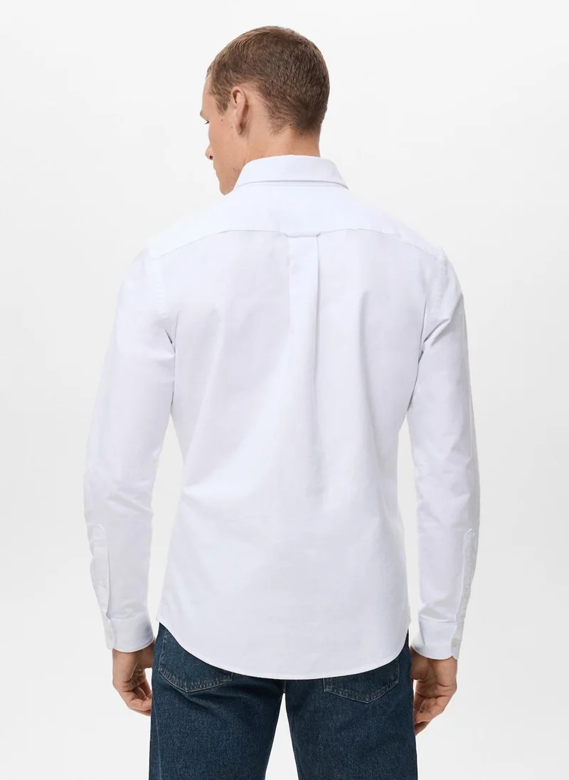 Mango Man 100% cotton Oxford shirt