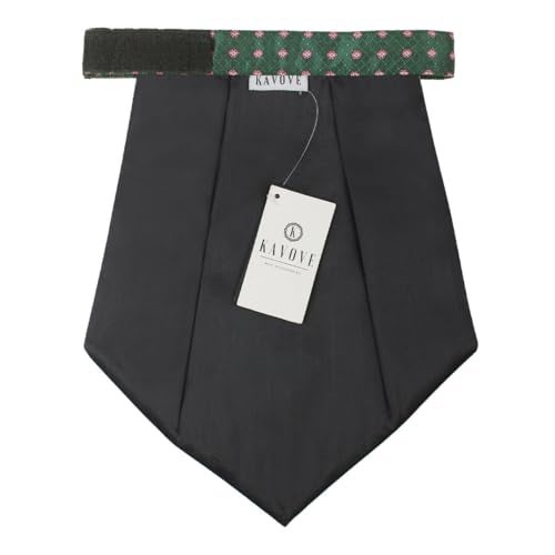 Kavove The Elegant Floral Green Cravat & Pocket Square set - Image 4