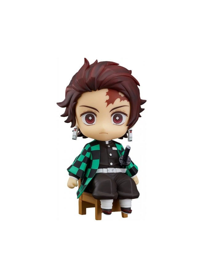 GOOD SMILE COMPANY Demon Slayer Kimetsu no Yaiba: Swacchao! Tanjiro Kamado Nendoroid PVC Figure by Good Smile Company 
