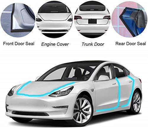 JainFam® Car Door Edge Guards U Shape Edge Trim Rubber Seal Protector Rubber Car Door Protector Car Protection Door Edge Anti-Collision Rubber Clips 5 Meter(Blue) for Mahindra Ekuv100 - Image 4