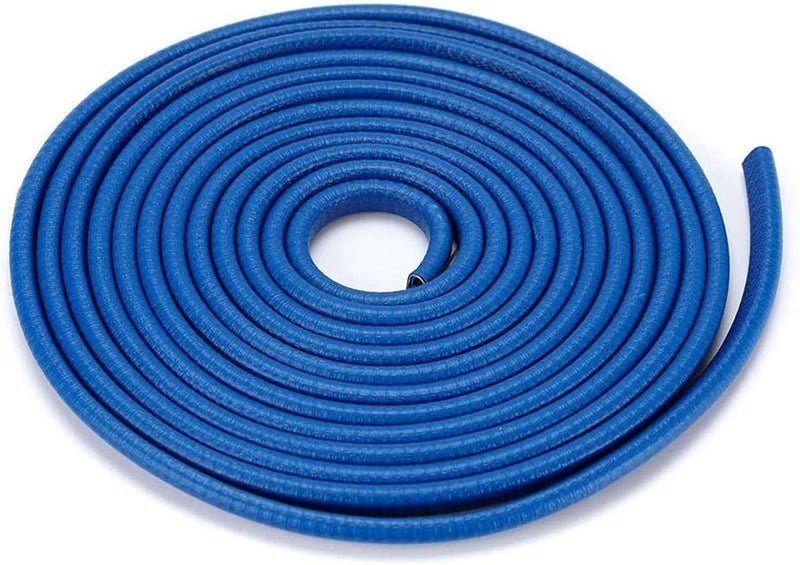 JainFam® Car Door Edge Guards U Shape Edge Trim Rubber Seal Protector Rubber Car Door Protector Car Protection Door Edge Anti-Collision Rubber Clips 5 Meter(Blue) for Mahindra Ekuv100 - Image 1