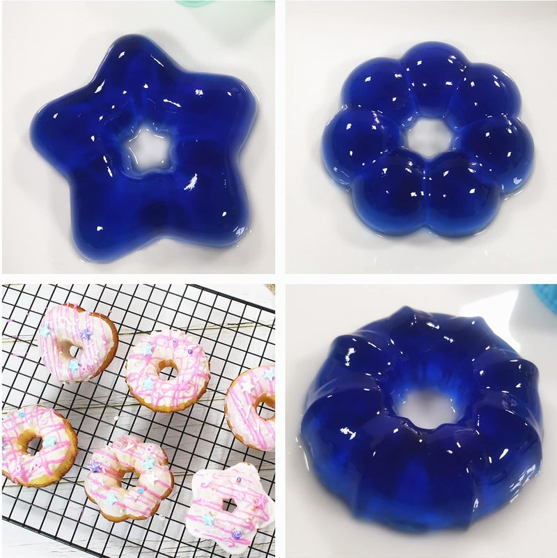 To encounter 24Pack Silicone Molds, Nonstick 3 inches Donut Mold, Silicone Baking Cups, Donut Pan, Muffin, Jello, Bagel Pan, Oven- Microwave- Dishwasher Safe - Image 2