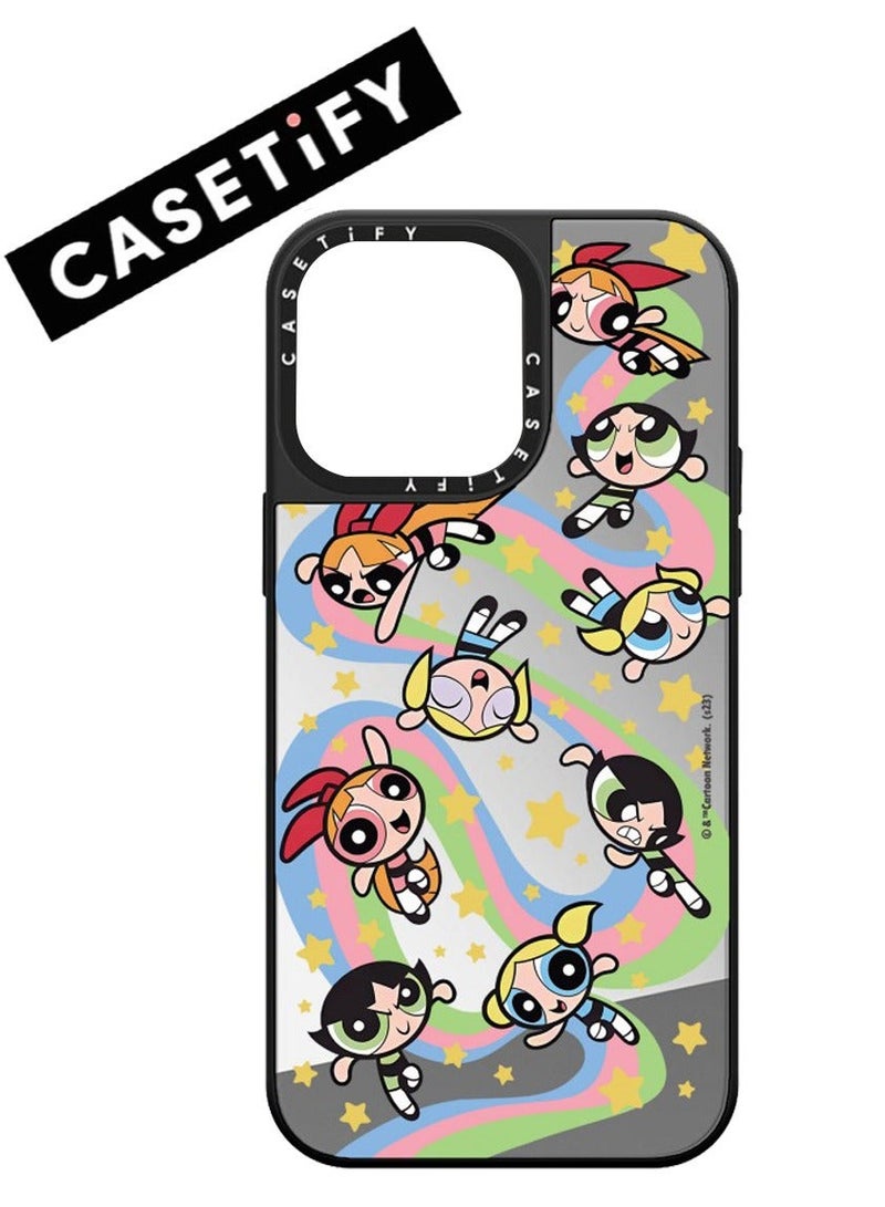 Casetify Apple iPhone 15 Pro Max Case The Powerpuff Girls Phone Cover - Mirror Face - Image 1