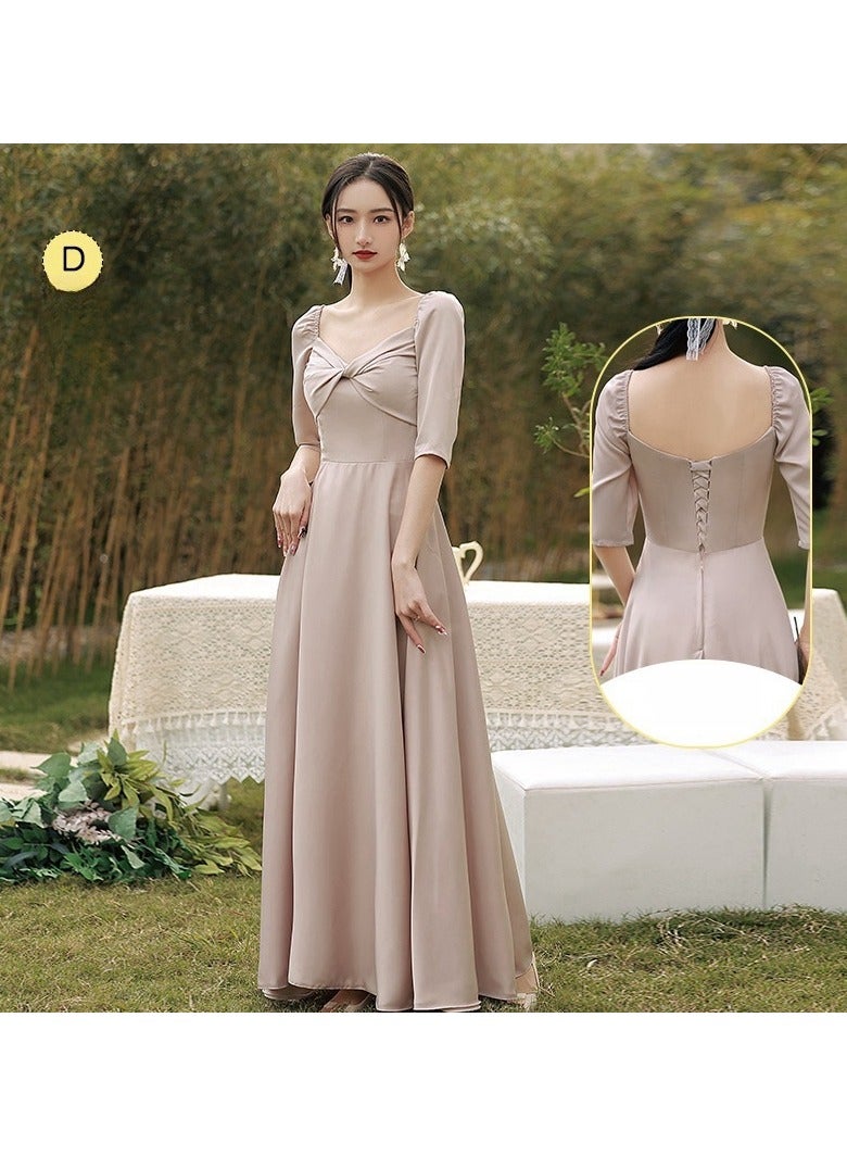 KUYING New Fashionable and Elegant Bridesmaid Dress  - Image 1