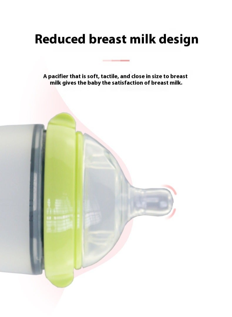 Y&D 150ml/ 5oz Silicone Squeeze Baby Rice Cereal Bottle Food Dispensing Spoon Leak Proof Portable Training Feeding Bottles With Spoon For Babies Infants Toddlers - Image 4