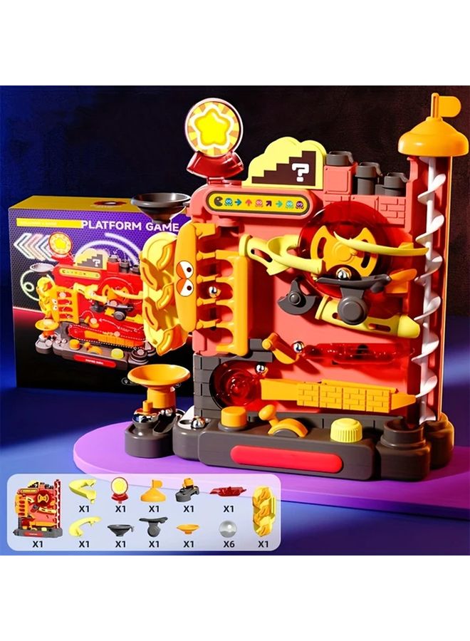 Marble Run Toy 216 2Y Red Ball Bearing Educational Maze Game For Kids - Image 1