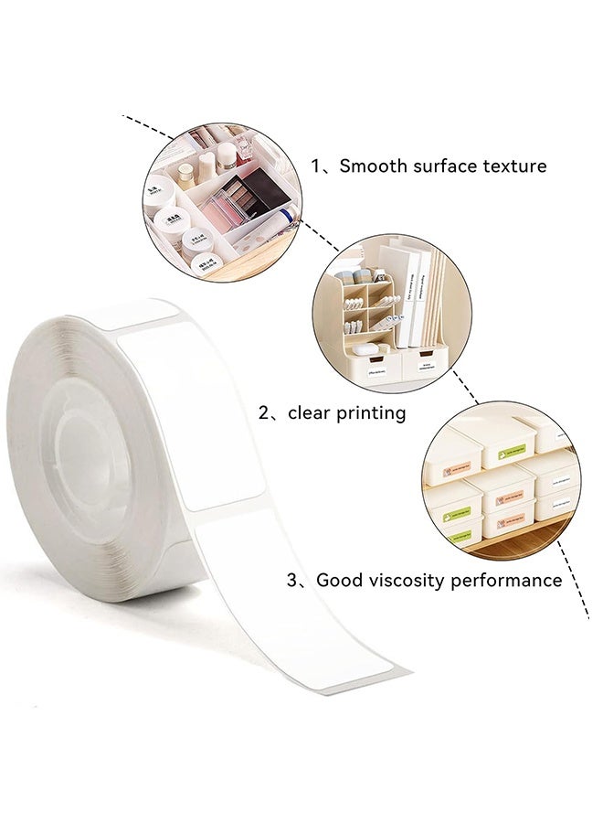 KANGLI 1PCS D11/D110/D101 Label Maker Tape Adhesive White Label Sticker Waterproof Thermal Label Paper for Barcode Printing 12*30mm White - Image 5
