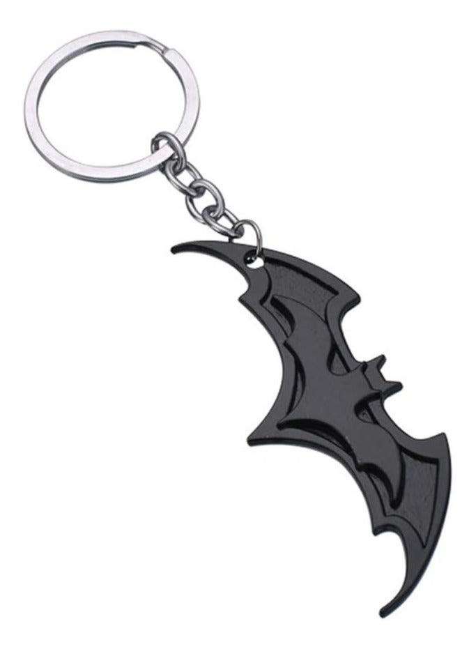 SOLDOUT Batman Marvel Superhero Metal Keychain Logo Pendant Keychain Keyring Key Rings Key Holder Gift Jewelry (Black) - Image 3