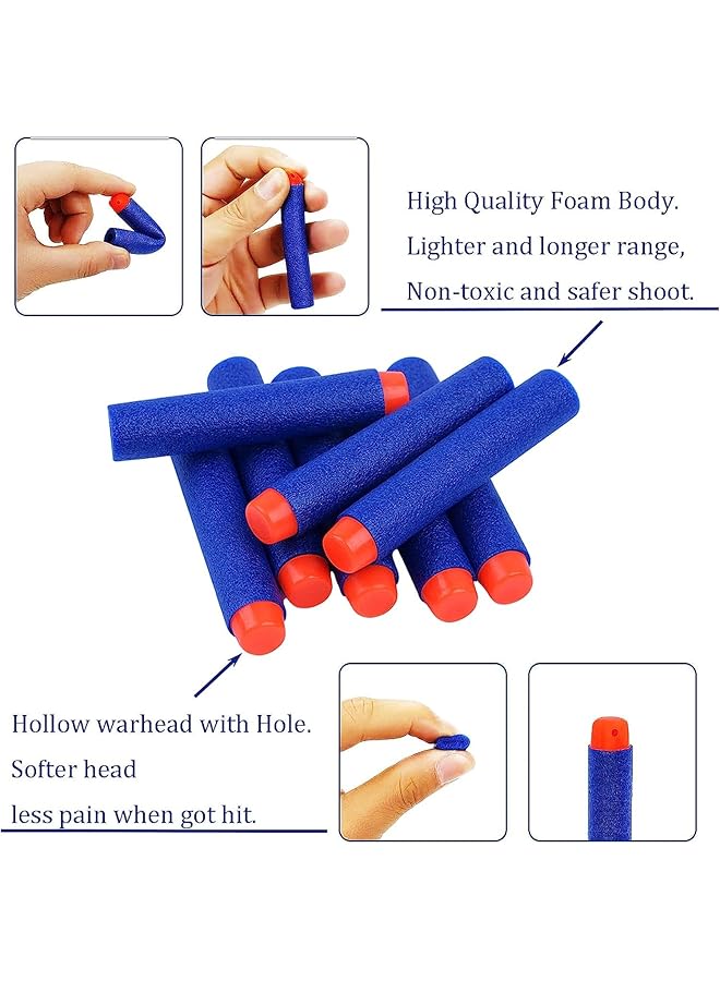 Mumoo Bear 400 Pack Bullets For Nerf 7.2Cm Refill Foam Darts For N Strike Elite 2.0 Series Blasters Soft Bullet Toy Gun Ammunition Accessories Replacement Darts For Target Practice - Image 3
