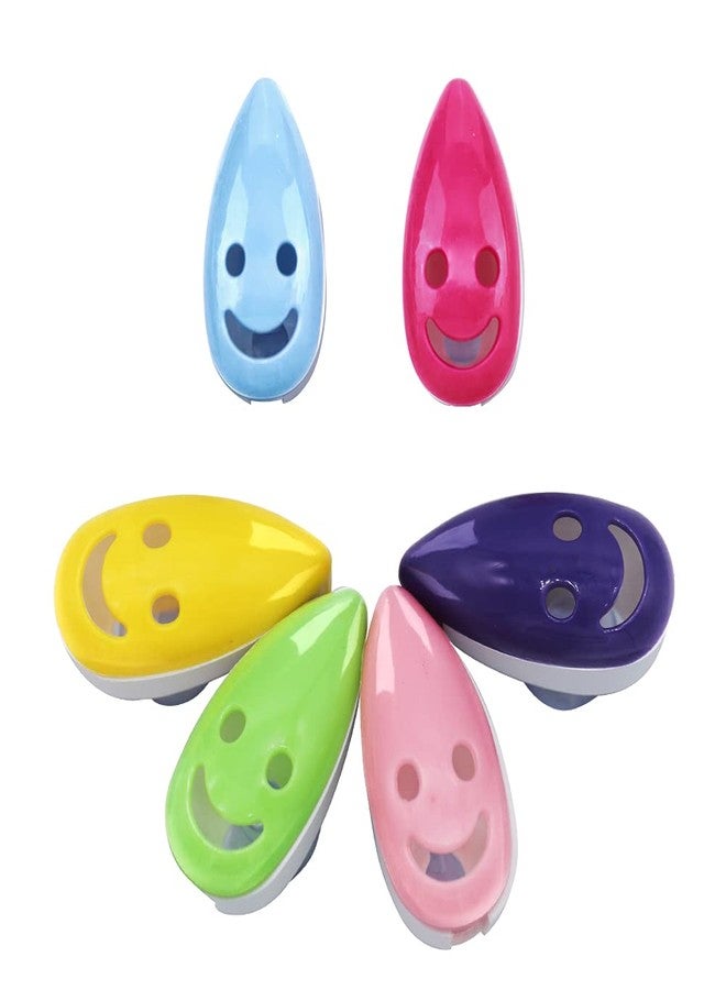 SYNCHAIN Toothbrush Holder Cover, 6pcs Toothbrush Head Cover Case Cap Suction Cup Portable Toothbrush Protector 6 Colors for Family, Kids, Travel - Image 2