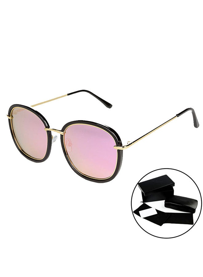 Retro Round Frame Polarized Sunglasses - Image 3