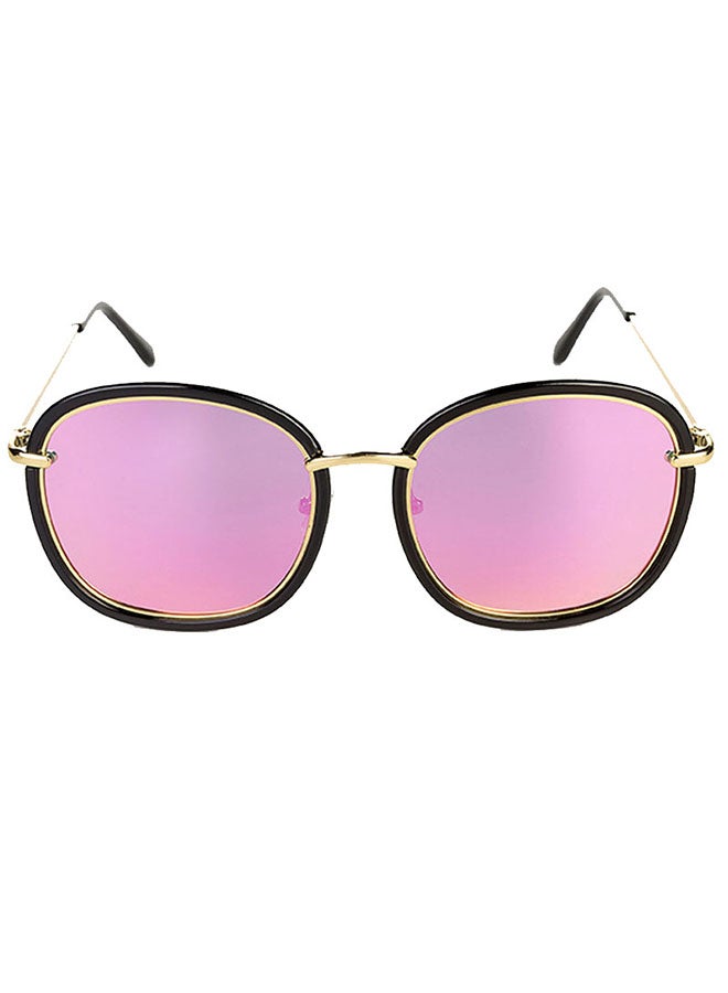 Retro Round Frame Polarized Sunglasses - Image 1