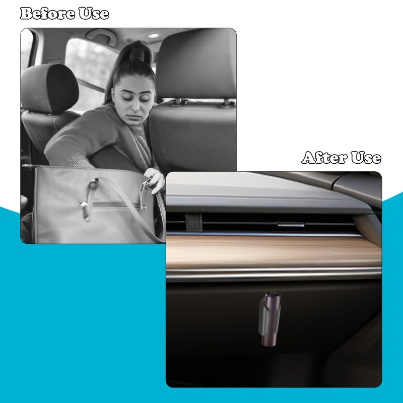 Black White Silicone Lip Balm Holder for Car Cup Holder No Melt Chapstick Organizer - Image 4