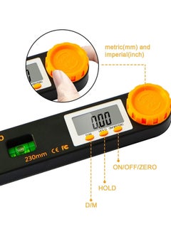 Y&D Digital Angle Finder Tool 7inch 0-360 degree LED Protractor with Horizontal Vertical Bubble Levels and Ruler Meter Accurate Tools for Carpenters,Woodworkers,Fabricators  - Image 3
