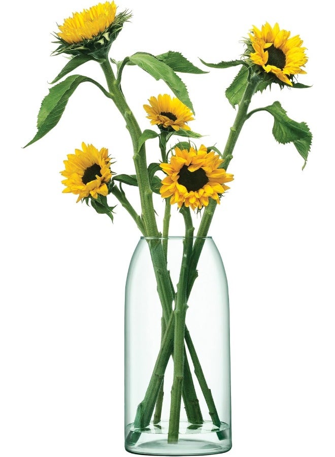 LSA International Canopy Recycled Glass Vase, 32 cm Height, Clear - Image 1