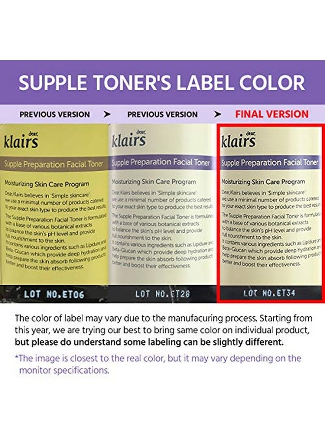 DearKlairs Klairs Supple Preparation Facial Toner, 180 ml  - Image 5