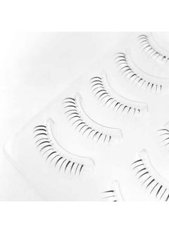 DAODER False Eyelashes Bottom Lashes Natural Look Wispy Clear Band Lower Lash Extension Soft Invisible Under Eyelashes 6Mm 5Pairs (Bottom Lashes Daring)  - Image 5