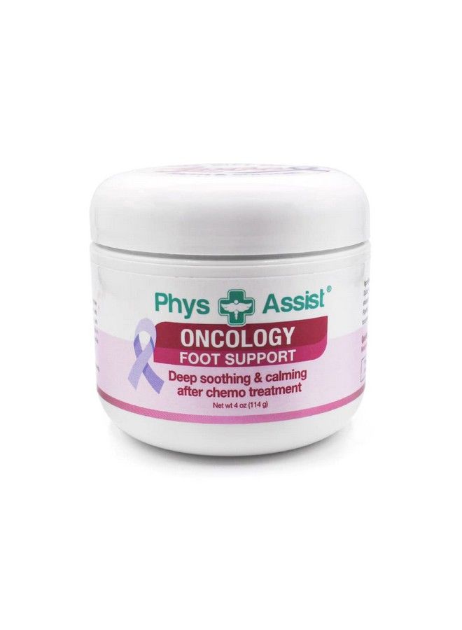 PhysAssist Oncology Foot Support Soothing Calming And Hydrating After Chemo. Non Irritant Clinically Tested. 4 Oz Jar - Image 1