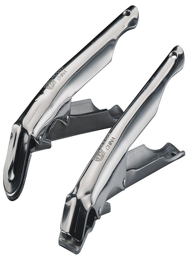 American Metalcraft 8" Nickel-Plated Super Heavy Duty Pan Gripper - Image 1