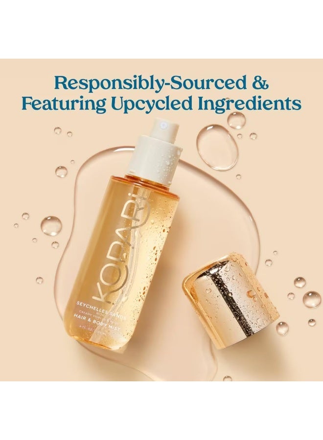Kopari Kopari Hair & Body Mist Seychelles Sands, Long-Lasting Creamy Vanilla & Musk Scent, Seductive Warm Fragrance, Toasted Vanilla, 4 oz - Image 2