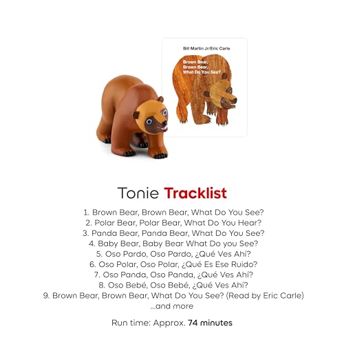 Tonies Brown Bear Audio Toy Figurine from Brown Bear and Friends by Bill Martin Jr. and Eric Carle - Image 5