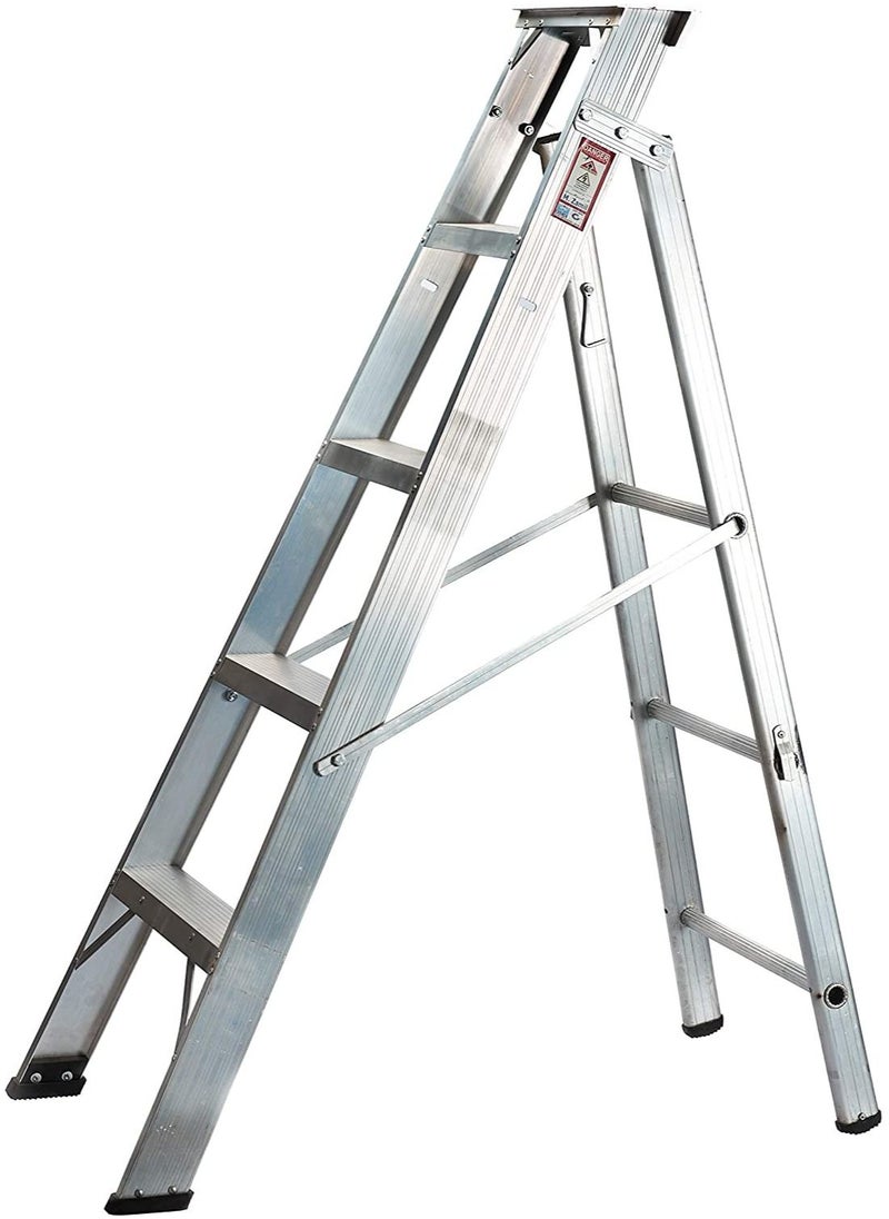 Zamil Dual Purpose Heavy Duty Aluminum Ladder 5 Steps