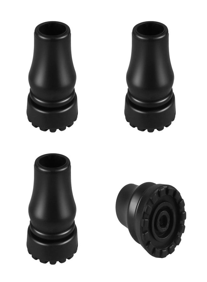 OXDFK Cane Tips 3/4 Inch, Heavy Duty Rubber Cane Tips Replacement Parts, Non-Slip and Sturdy, for Canes, Walking Sticks, Hiking Stick, Seniors Crutches - Image 1