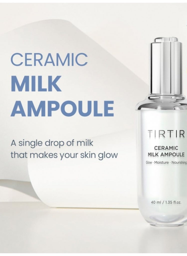 Tirtir Ceramic Milk Ampoule – Hydrating and Soothing Serum with Ceramides – 30ml - Image 3